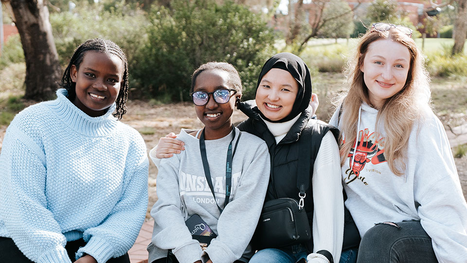 Students at St Albans Campus during Ofest 2023.