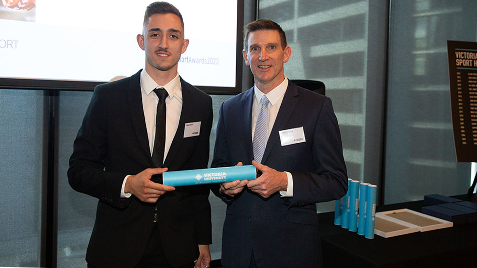 Leon Sejranovic, Male Athlete of the Year (for Taekwondo) and James Nightingale