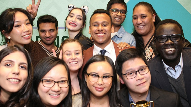 student leadership attendees group photo