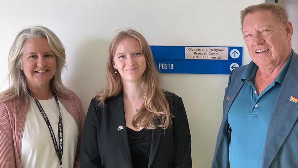 Professor Camilla Brockett, Tallis Everard and Dr Richard Baka